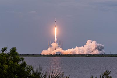 Falcon 9 Rocket launch at Cape Canaveral