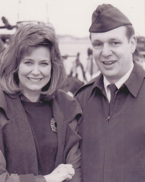 John Banusiewicz and Jane Pauley