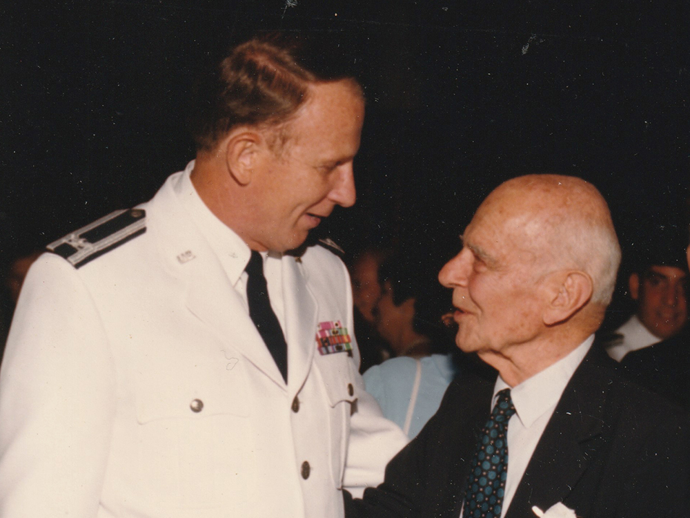 Mike McRaney and Gen Jimmy Doolittle