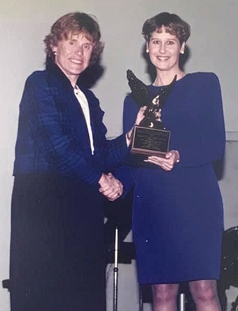 Sherry and SECAF Widnall